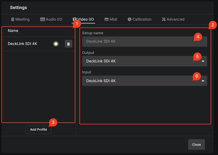 App Settings - Video